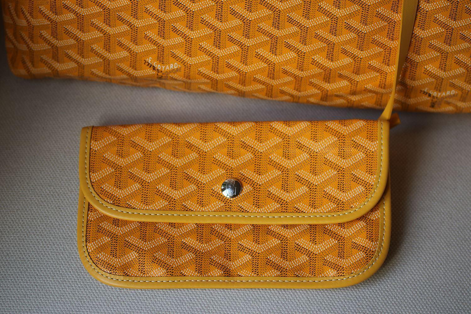 Women's or Men's Goyard Personalised Saint Louis GM Leather Tote Bag