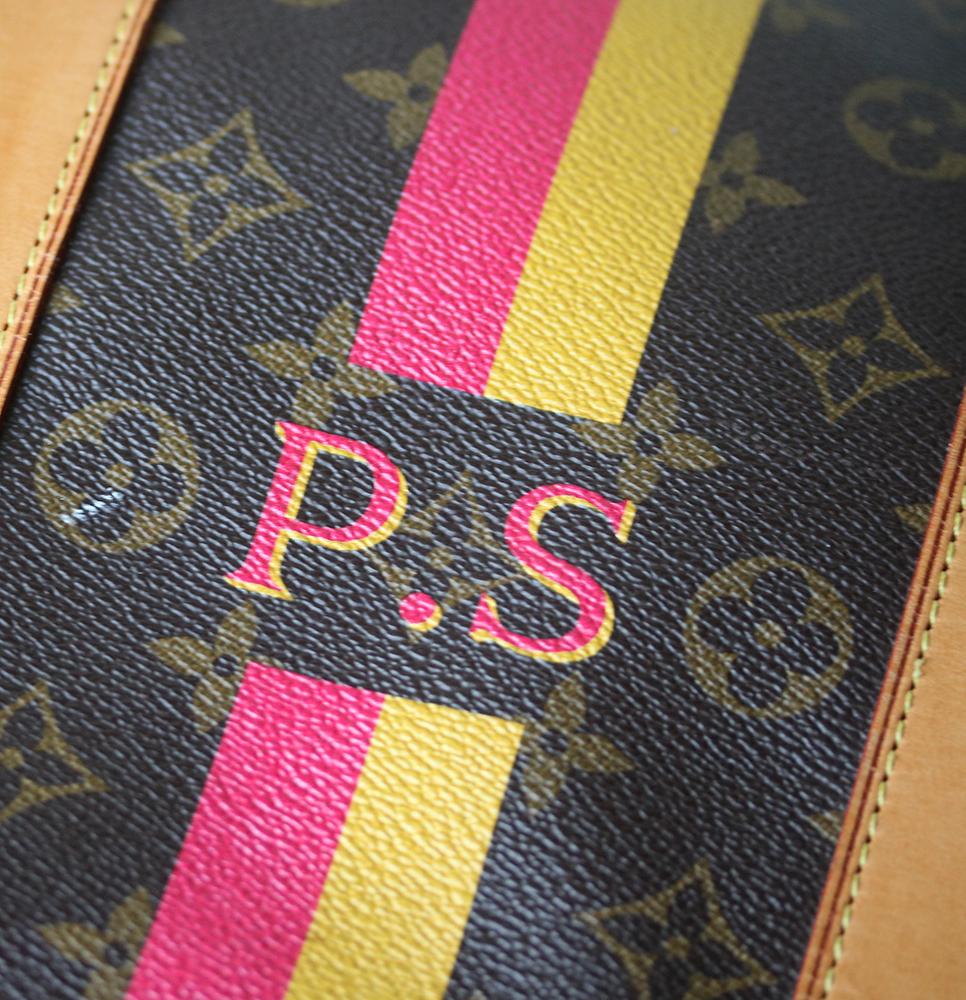 Women's or Men's Louis Vuitton Personalised Keepall 55 Mon Monogram Travel Bag