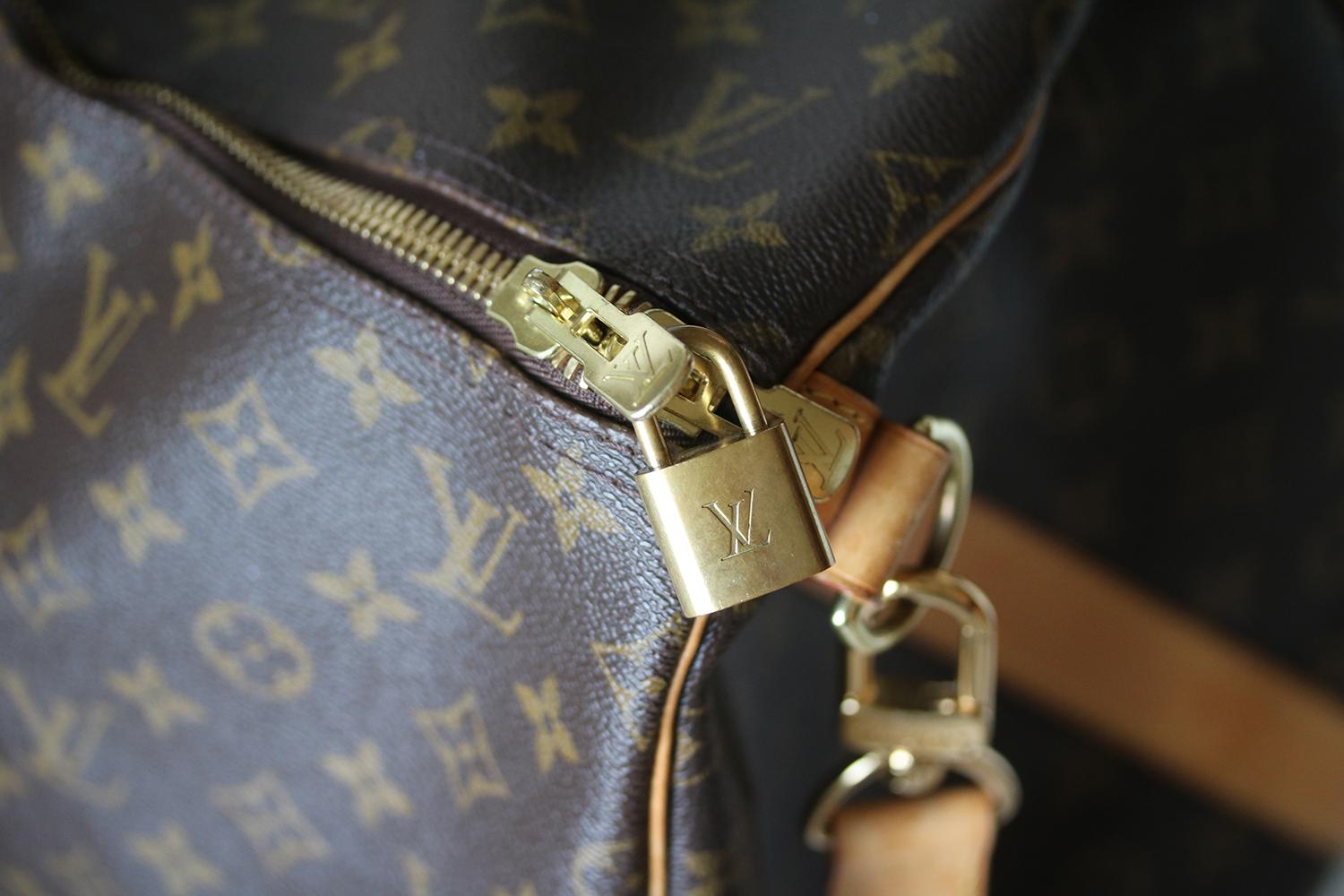 Louis Vuitton Personalised Keepall 55 Mon Monogram Travel Bag 1