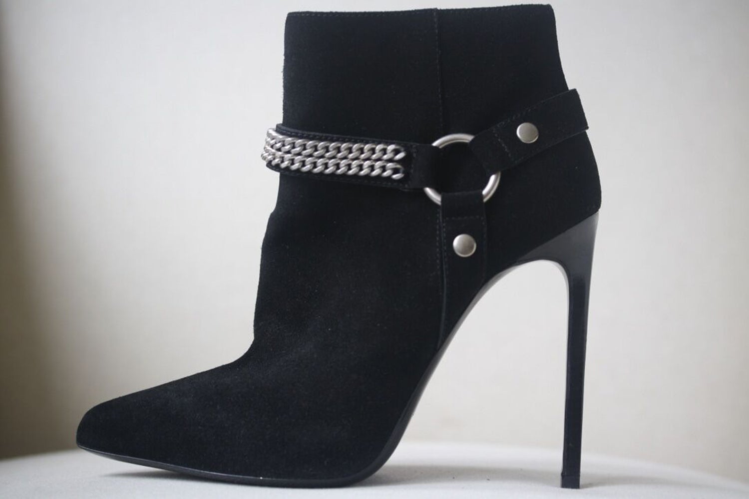 saint laurent chain boots