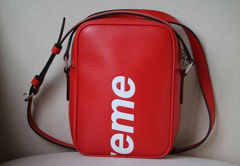 Louis Vuitton x Supreme Danube Epi PM Red