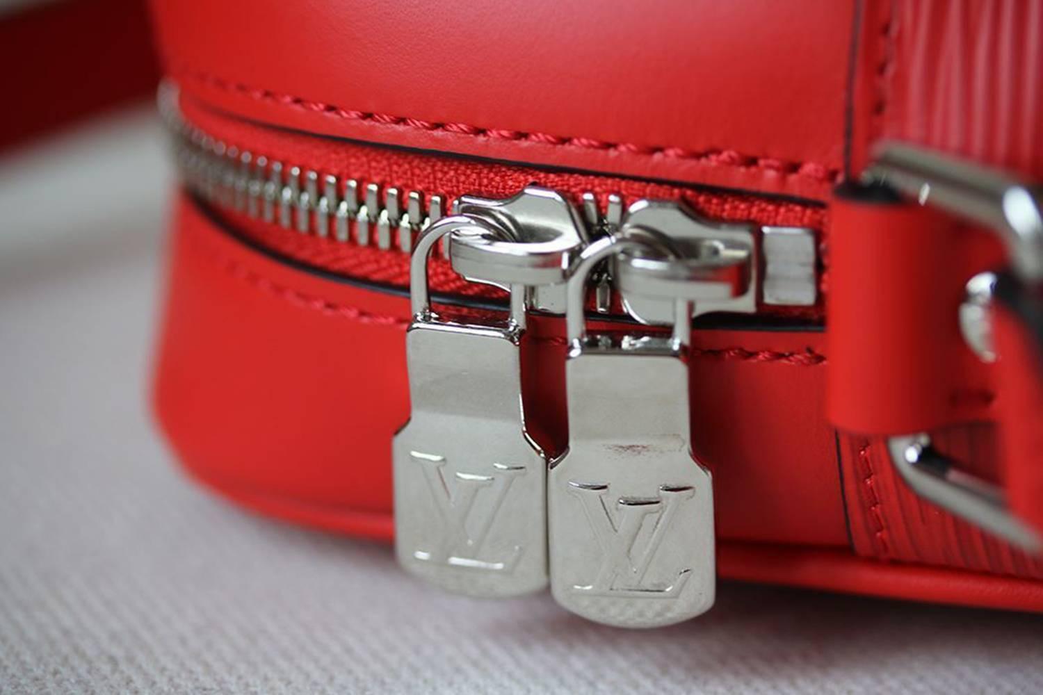 Louis Vuitton X Supreme Danube Epi PM Red Bag 1