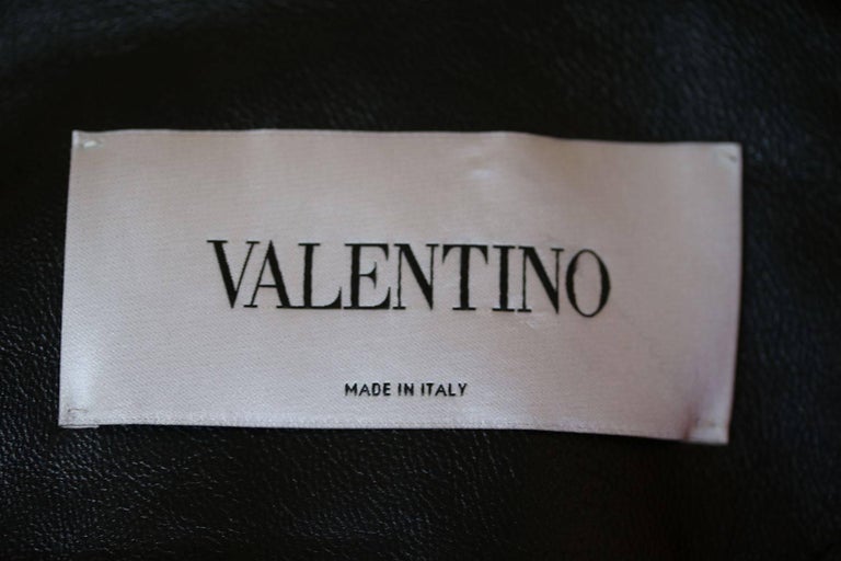 Valentino Love Blade Embellished Leather Jacket For Sale at 1stDibs ...