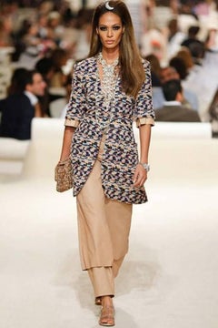 Chanel Resort 2015 Dubai Collection Fantasy Wool Tweed Coat