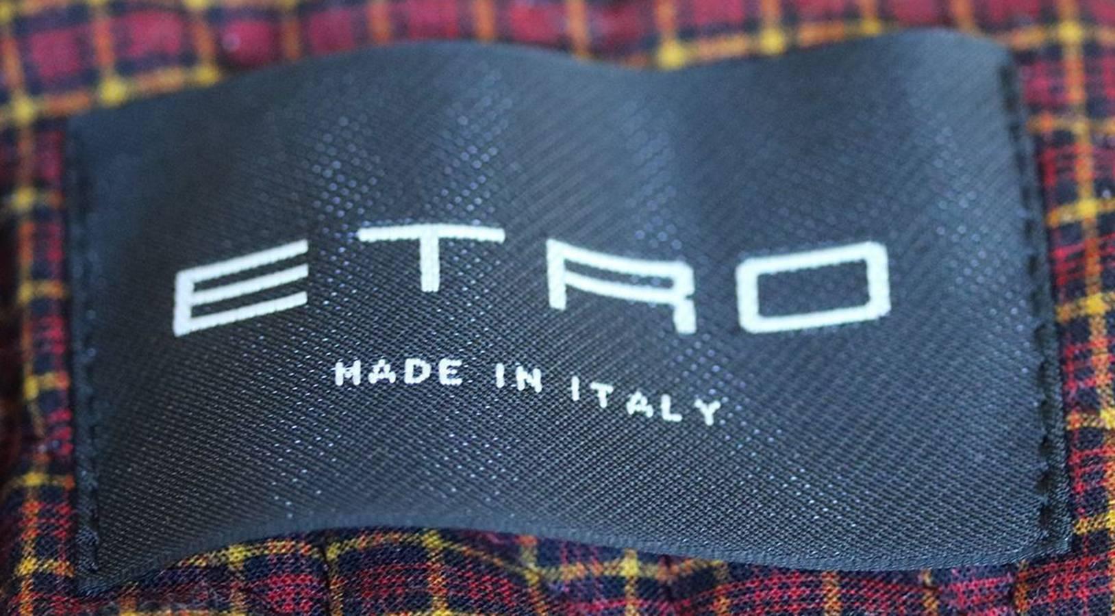 Black Etro Oversized Patchwork Jacquard  Wool-Blend and Goat Hair Coat