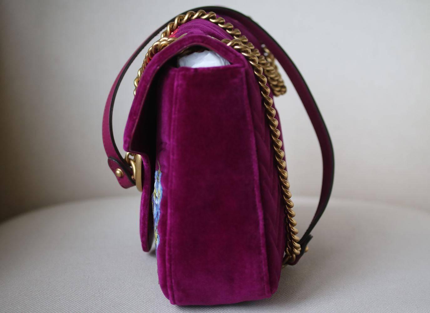 Women's or Men's Gucci GG Marmont Medium Velvet Bag