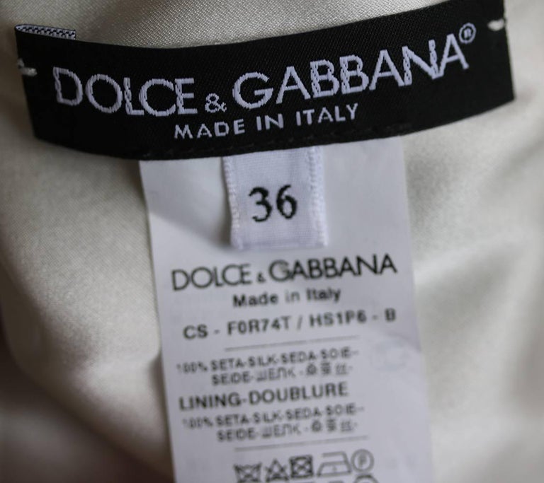 Dolce and Gabbana Rose Striped Tie Waist Robe Coat at 1stDibs ...