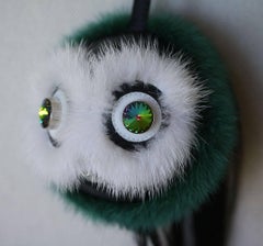 Fendi Cucaoo Mink Fur Bag Bug Monster Keychain