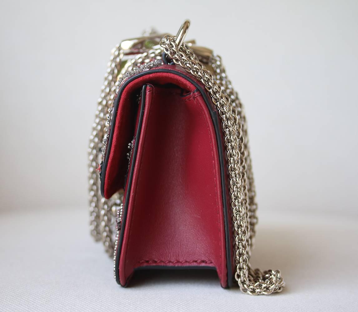 Women's or Men's Valentino Rockstud Lock Mini Love Blade Embellished Shoulder Bag