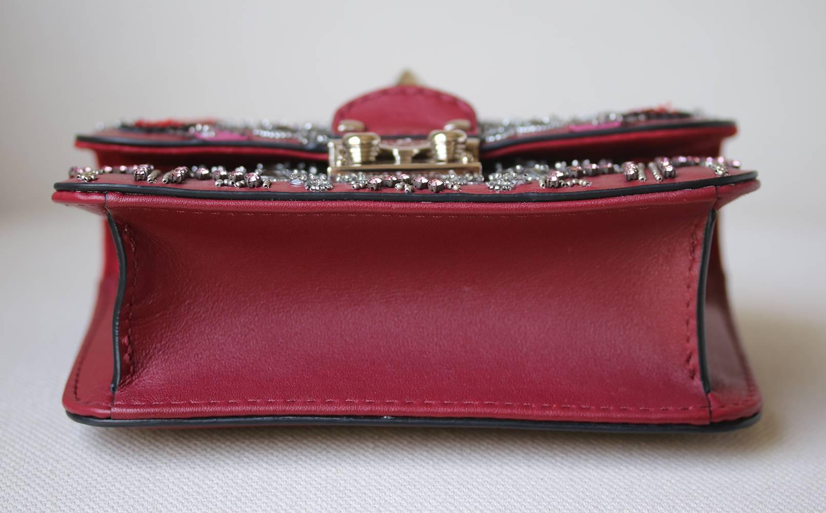 Valentino Rockstud Lock Mini Love Blade Embellished Shoulder Bag 2