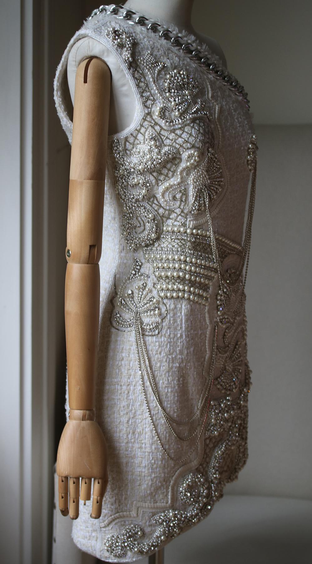 balmain pearl dress