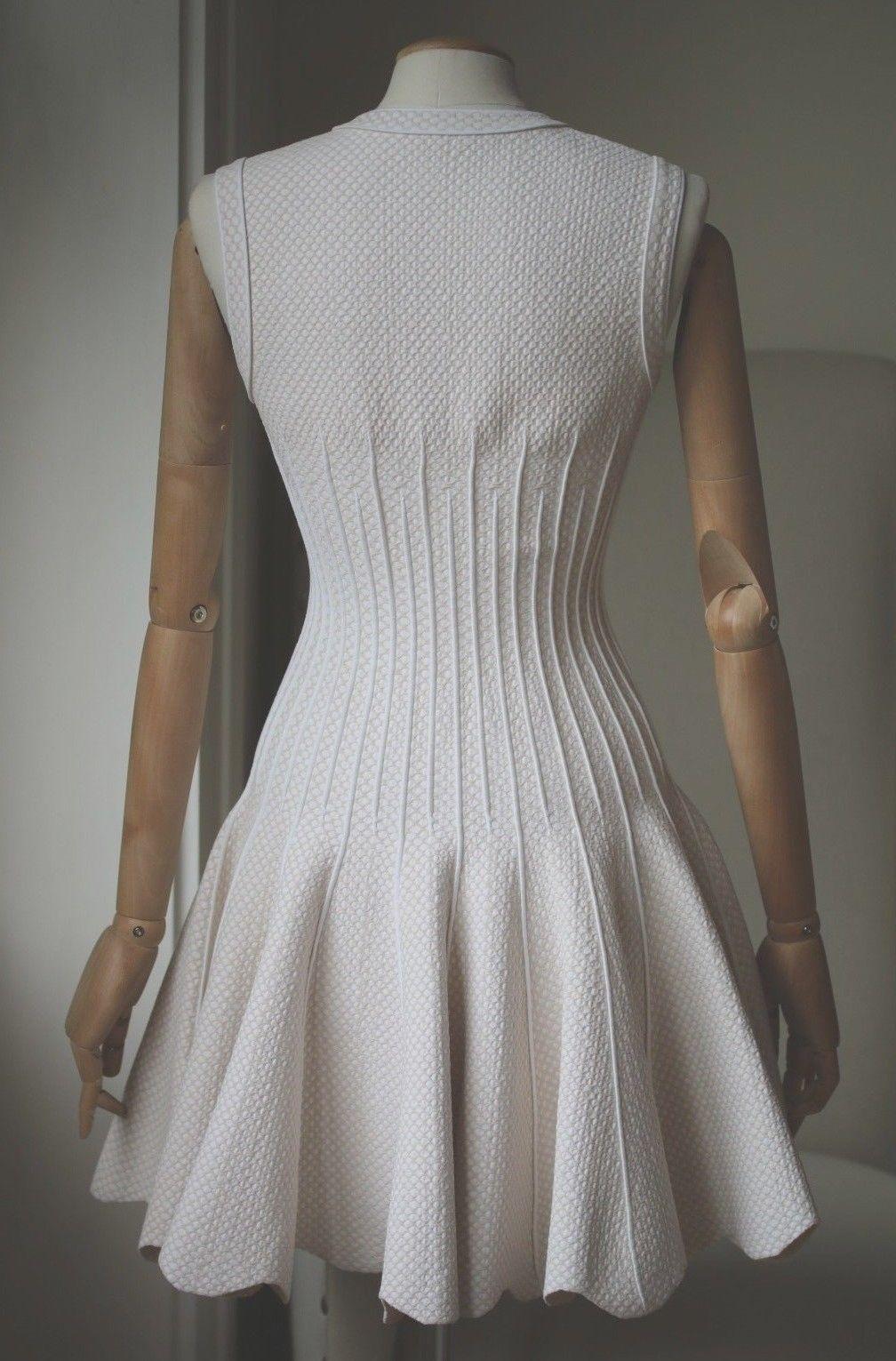 azzedine alaia white dress