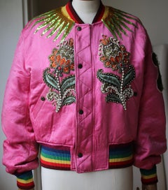 Gucci Reversible gesteppte Tiger Bomberjacke