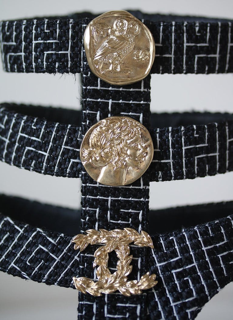 gold coin gladiator sandals