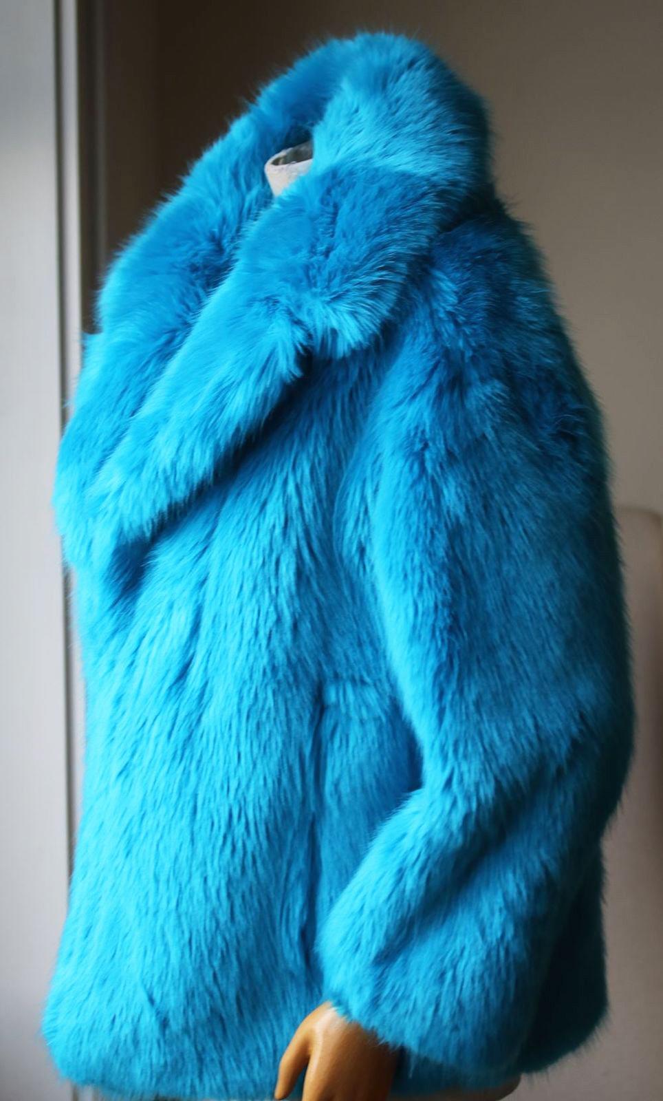 dvf faux fur coat