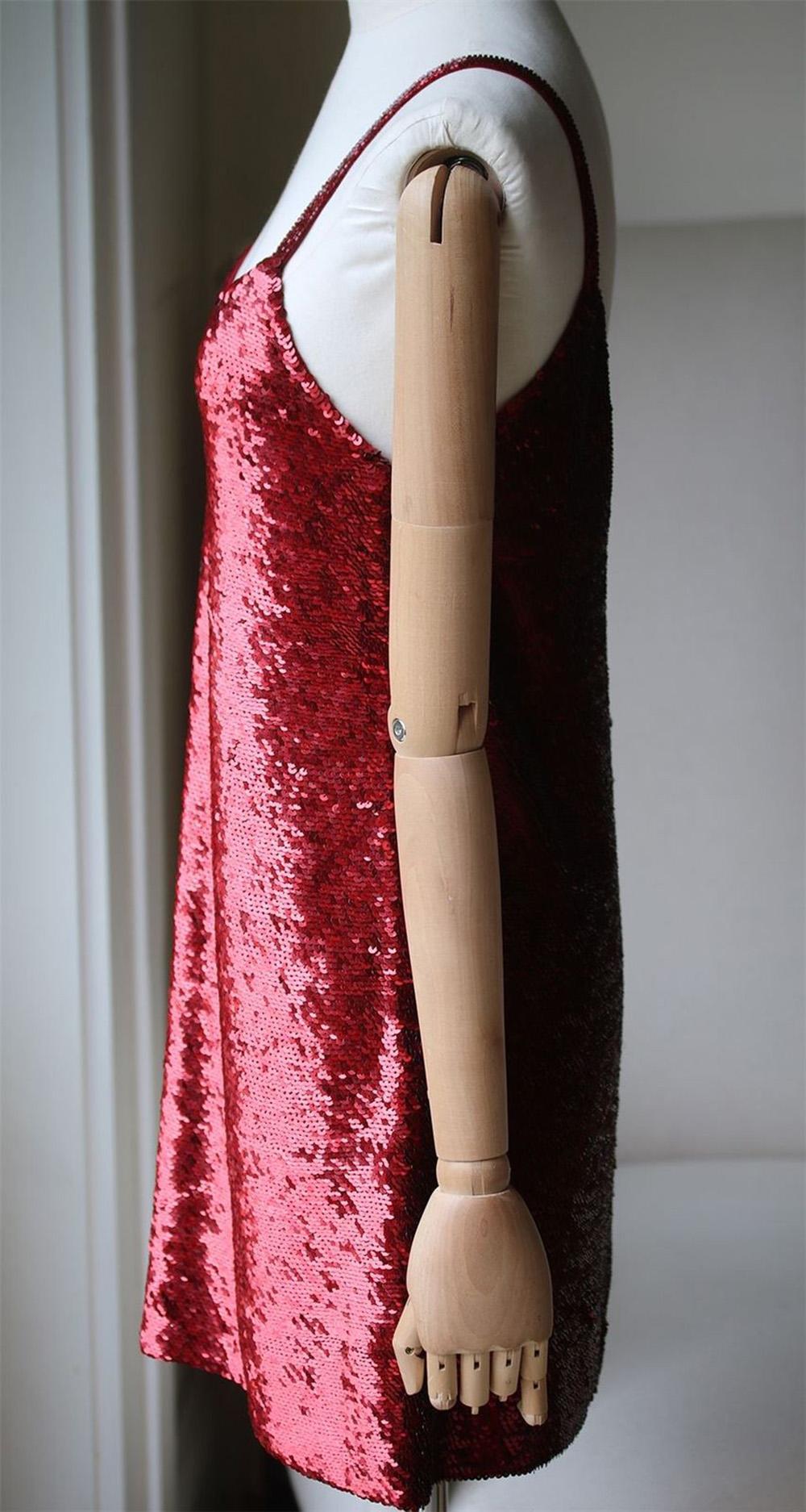 ashish pink sequin bow dress
