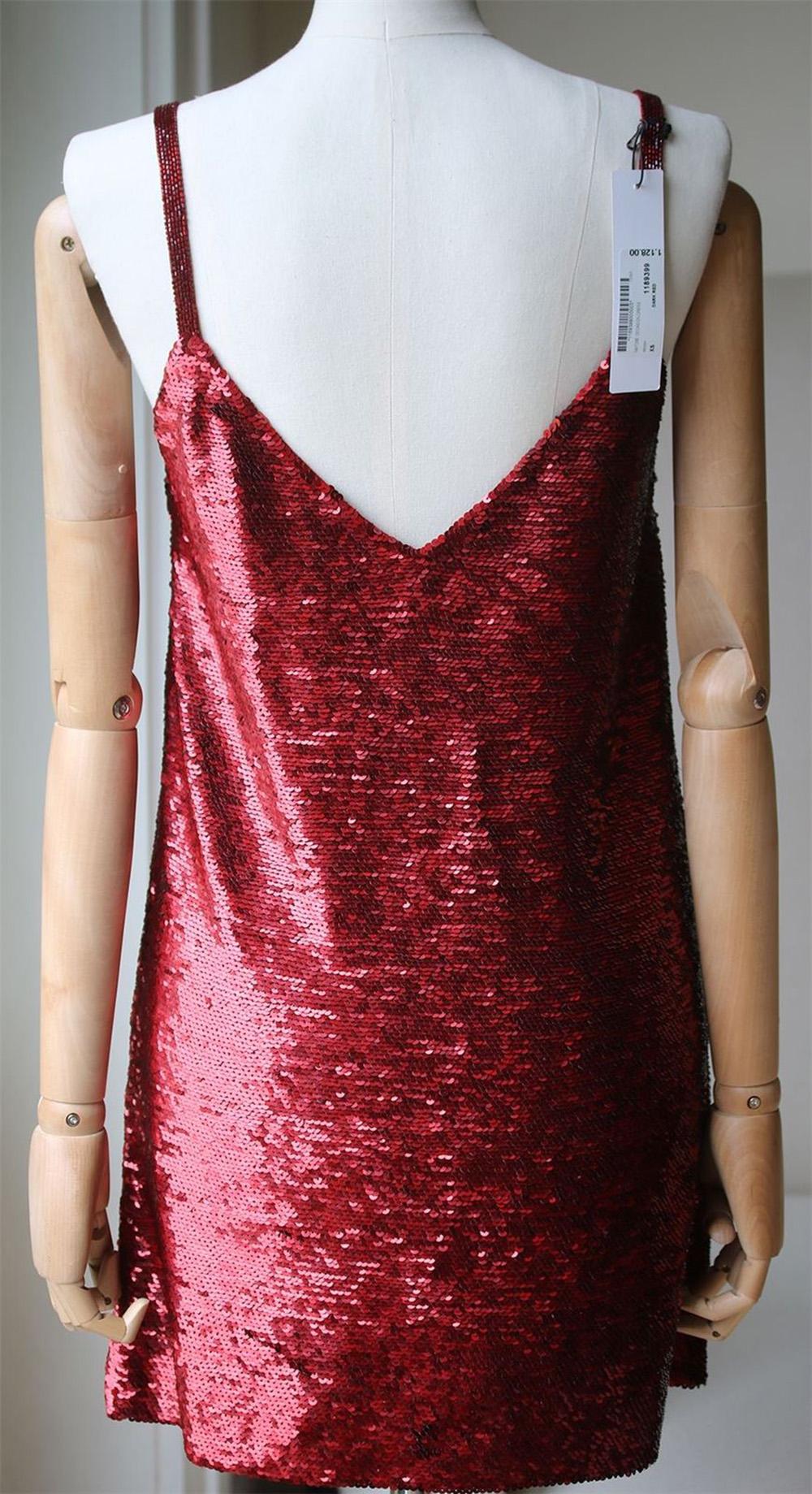 Ashish V-Neck Sequin-Embellished Mini Dress at 1stDibs | ashish pink ...