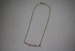 Stephen Webster + Tracey Emin With You I Breathe 18 Karat Gold Diamond Necklace