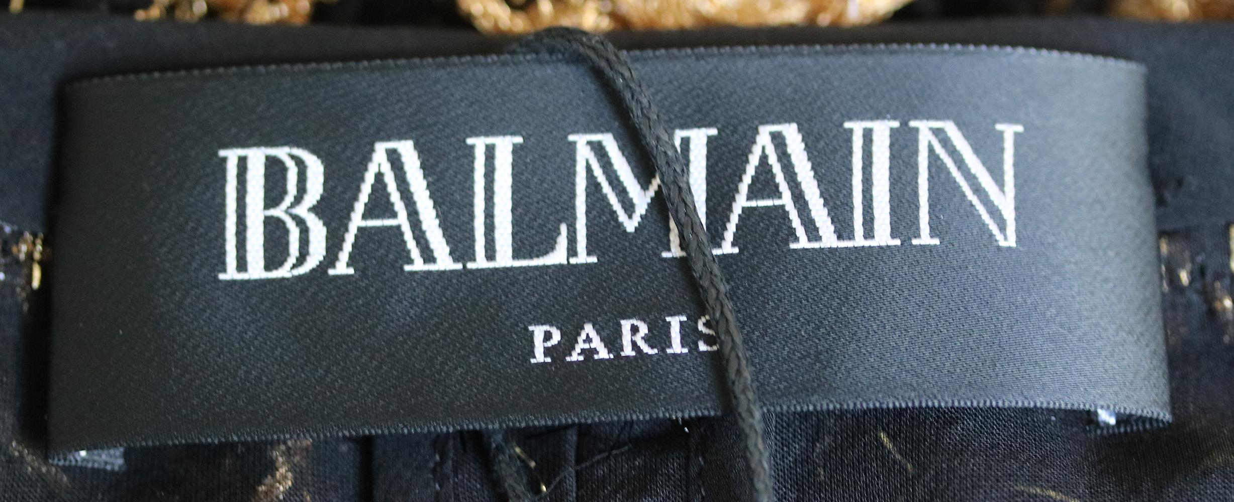 Balmain Metallic Tweed Fringe Long Cardigan For Sale at 1stDibs ...