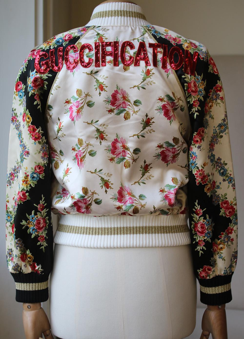 floral gucci jacket