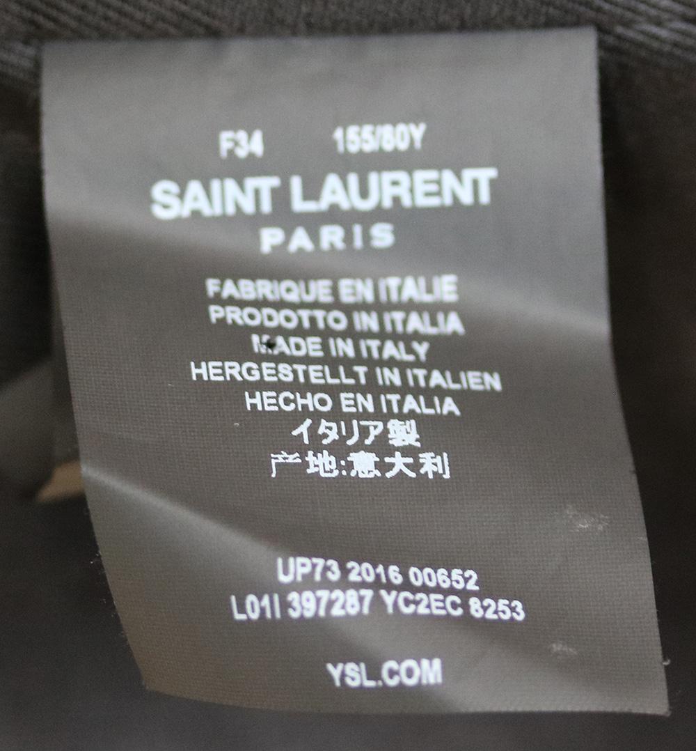 Black Saint Laurent Classic L01 Floral-Printed Leather Jacket
