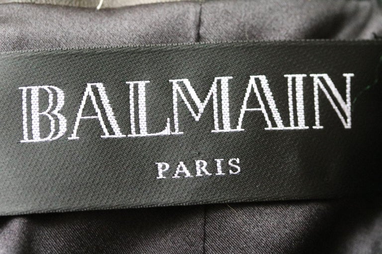 Balmain Long-Sleeve Fox-Fur Jacket For Sale at 1stDibs | balmain fur ...