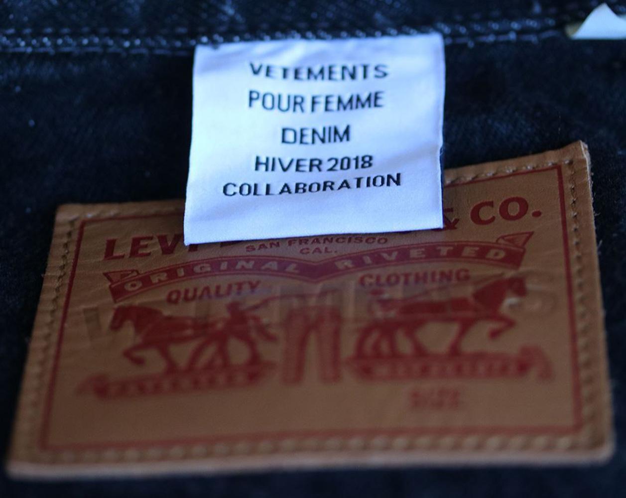 Women's or Men's Vetements + Levi's Oversized Denim Shirt