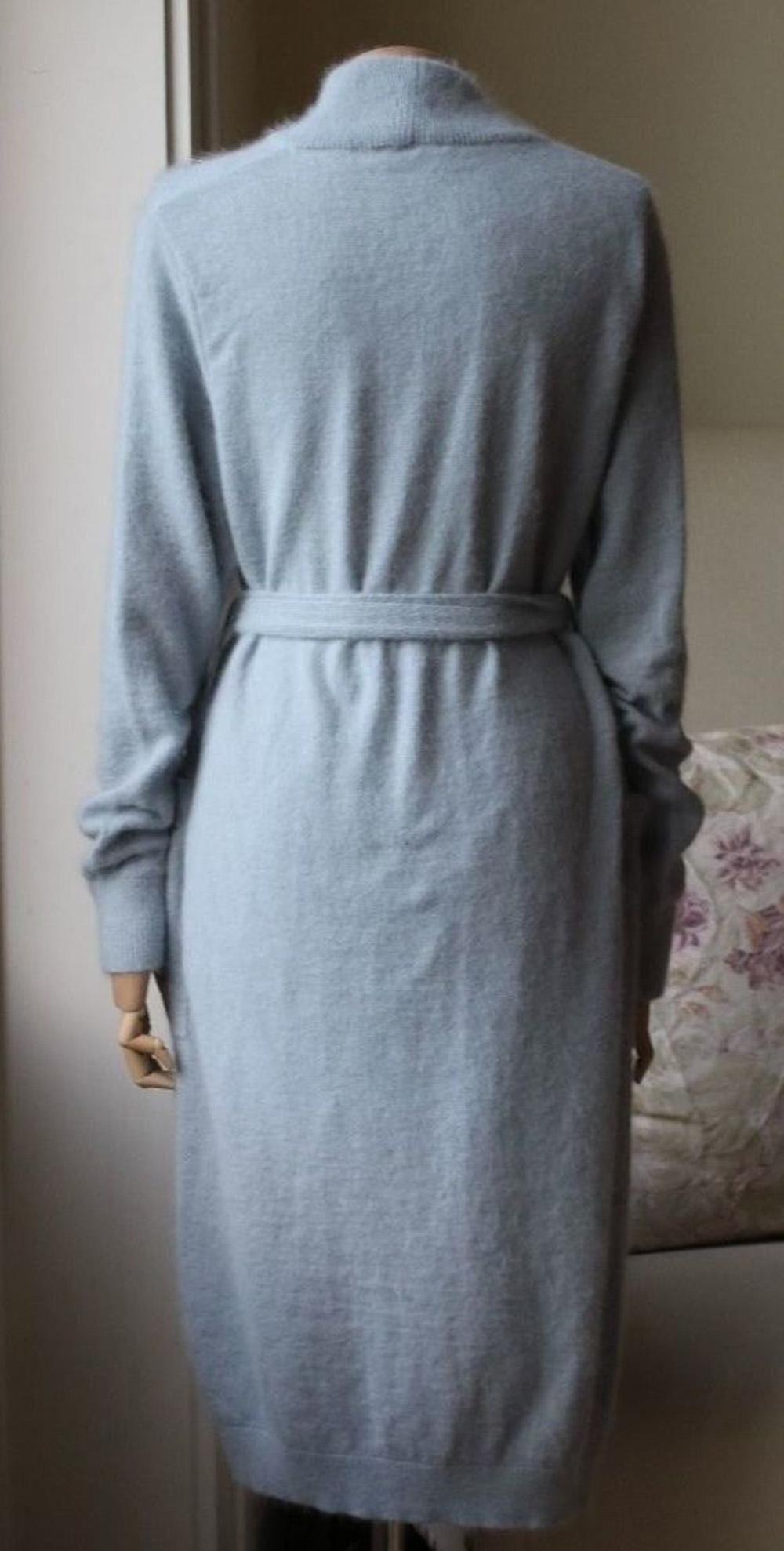 Balmain Angora and Wool-Blend Long Cardigan In Excellent Condition In London, GB