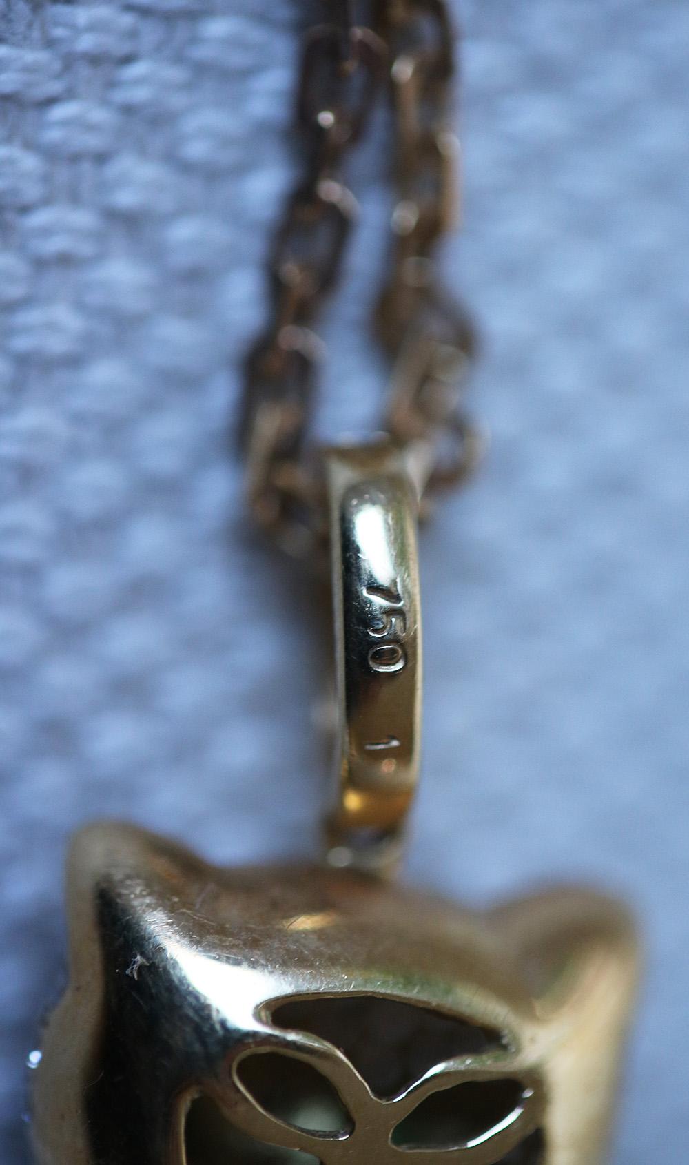 Women's Anita Ko Diamond Panther Knocker Necklace