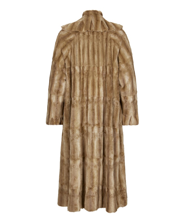 Fendi Ermine Fur Long Coat For At, Real Ermine Fur Coat