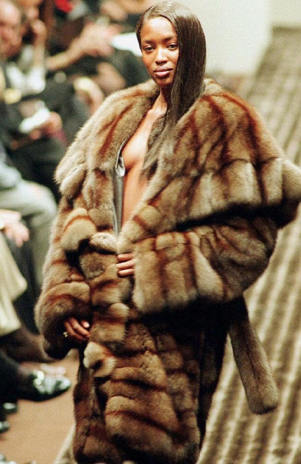 ermine fur coat