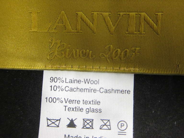 Lanvin  Chunky Clear & Pale Gold Diamante Egyptian Collar Neckace w Box -2007
