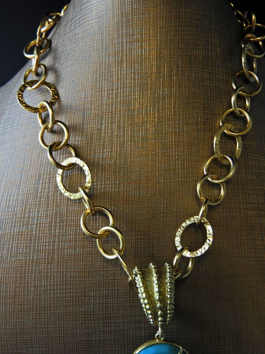 bronze cross necklace