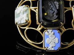 Huge bronze and engraved Murano glass ring by Patrizia daliana
