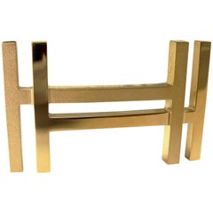 RARE HERMES H AU CARRE Belt Buckle / Good Condition