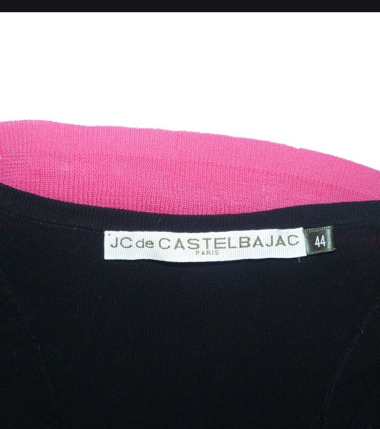 Women's LO-VE-LY JC De Castelbajac Black Pull GRAFFITI 40 or M size / Good Condition