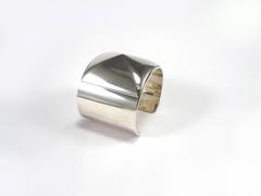 Hermès Médor Cuff Bracelet silver / RARE