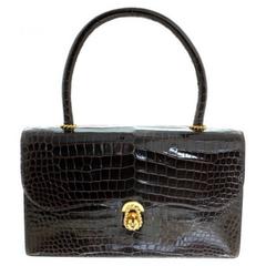 Hermès Ring croc Vintage Bag 2
