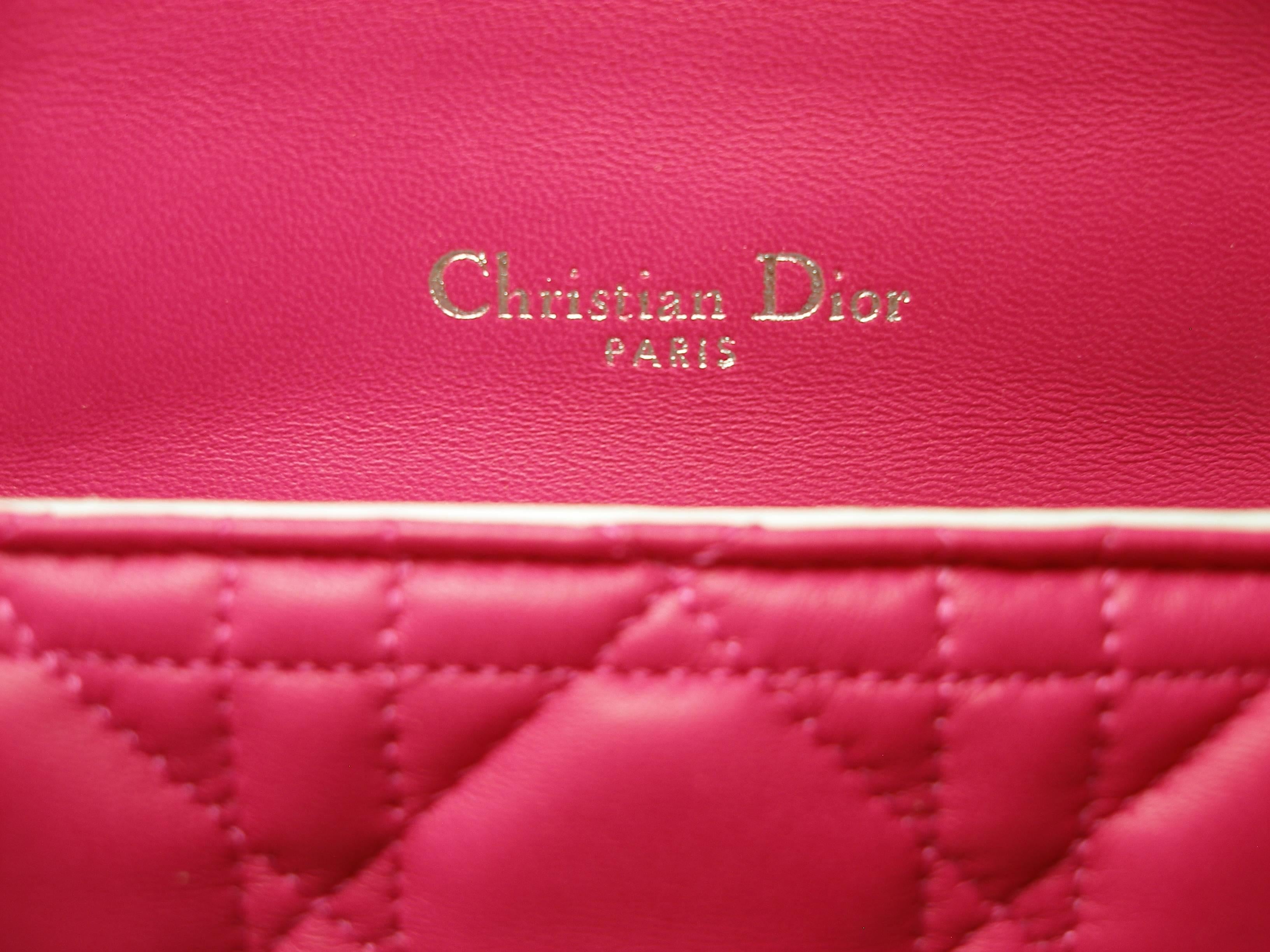 Women's Dior Miss Dior Bag pink cannage Leather Small  Size / BRAND NEW