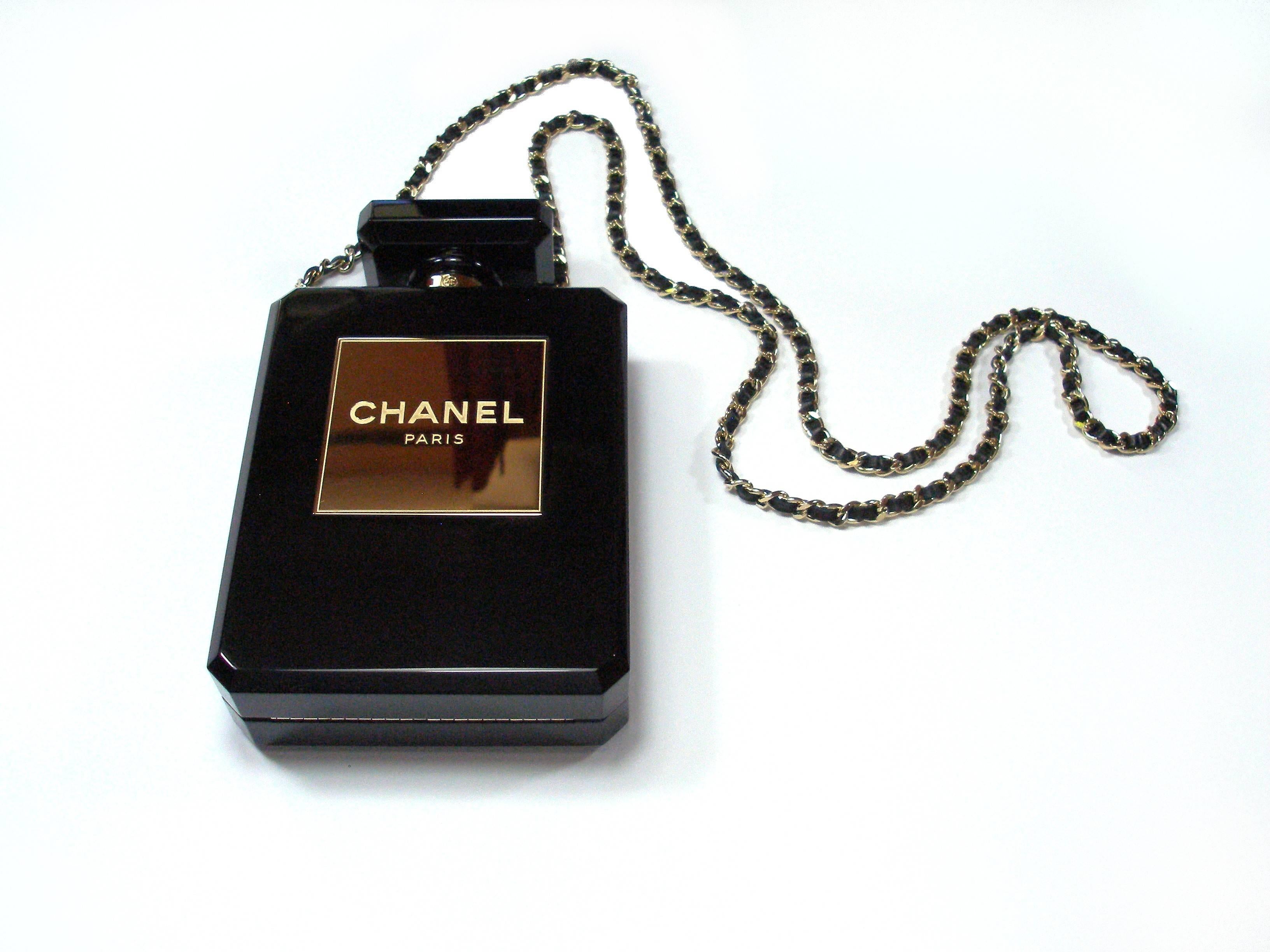 chanel perfume bottle bag