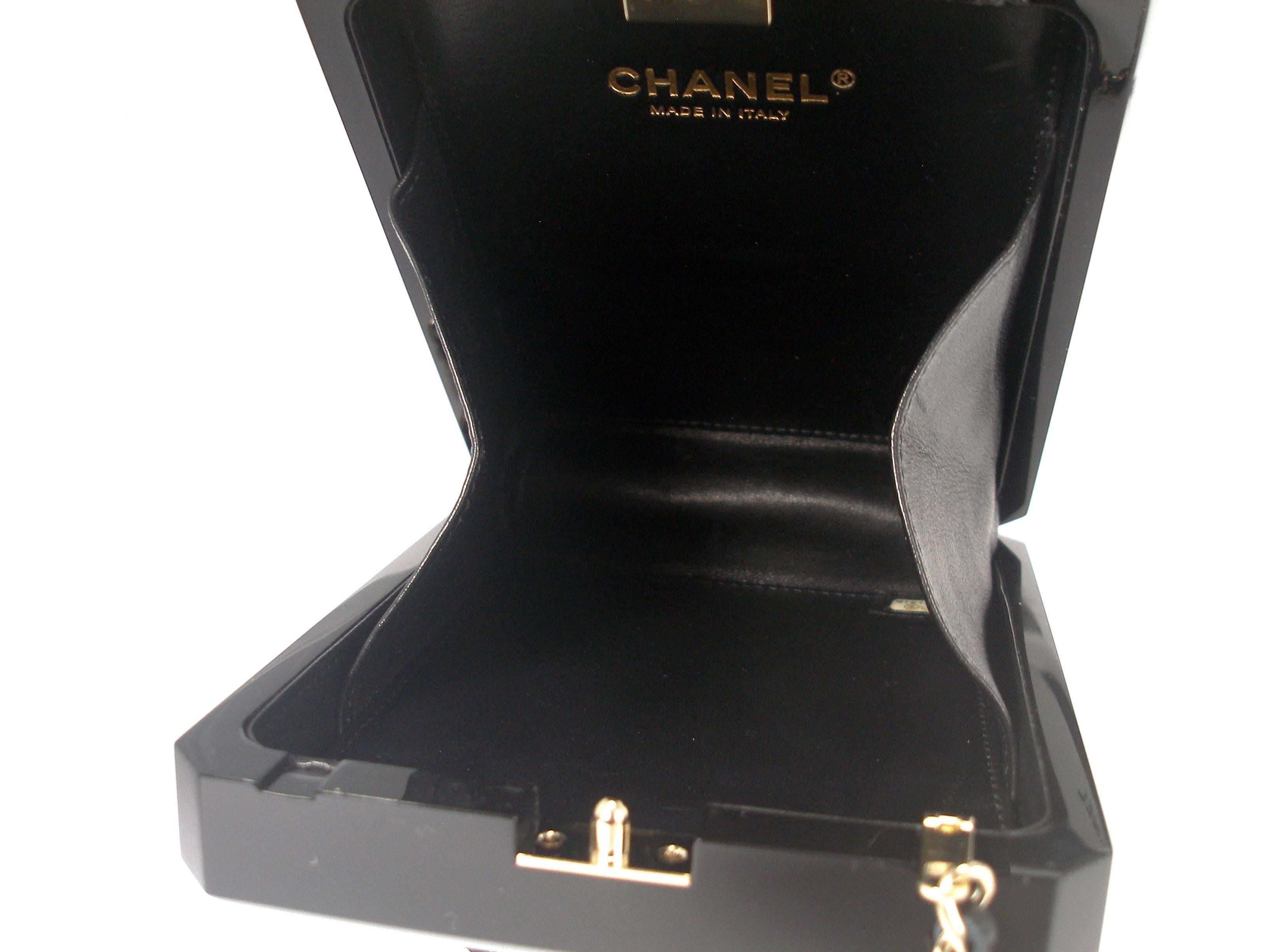 Chanel Black Perfume Bottle Bag Limited Edition / VERY RARE and COLLECTOR 3