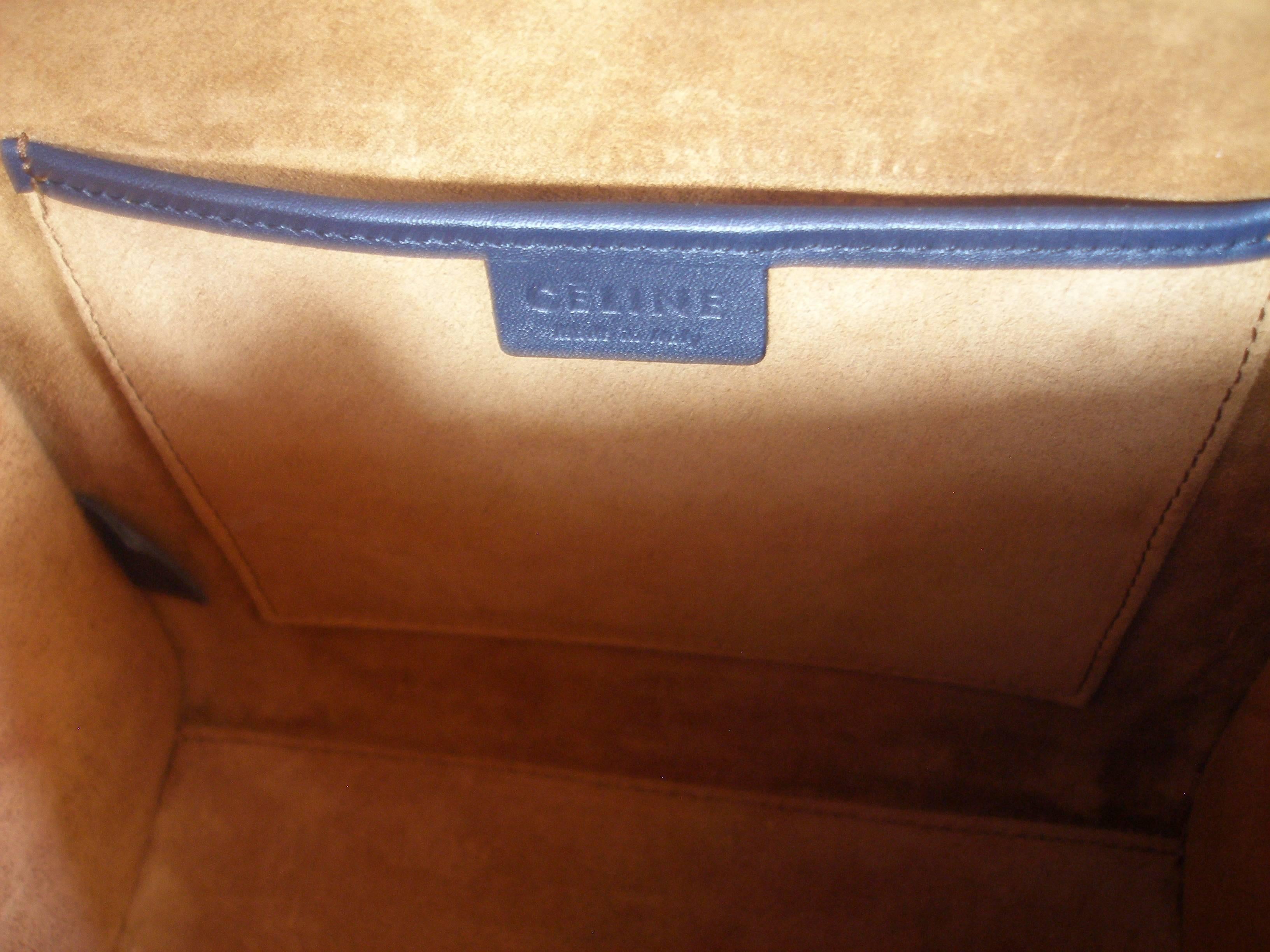 Céline Mini Luggage Multi-color Calfskin Leather Handle Bag / RARE COLOR 2