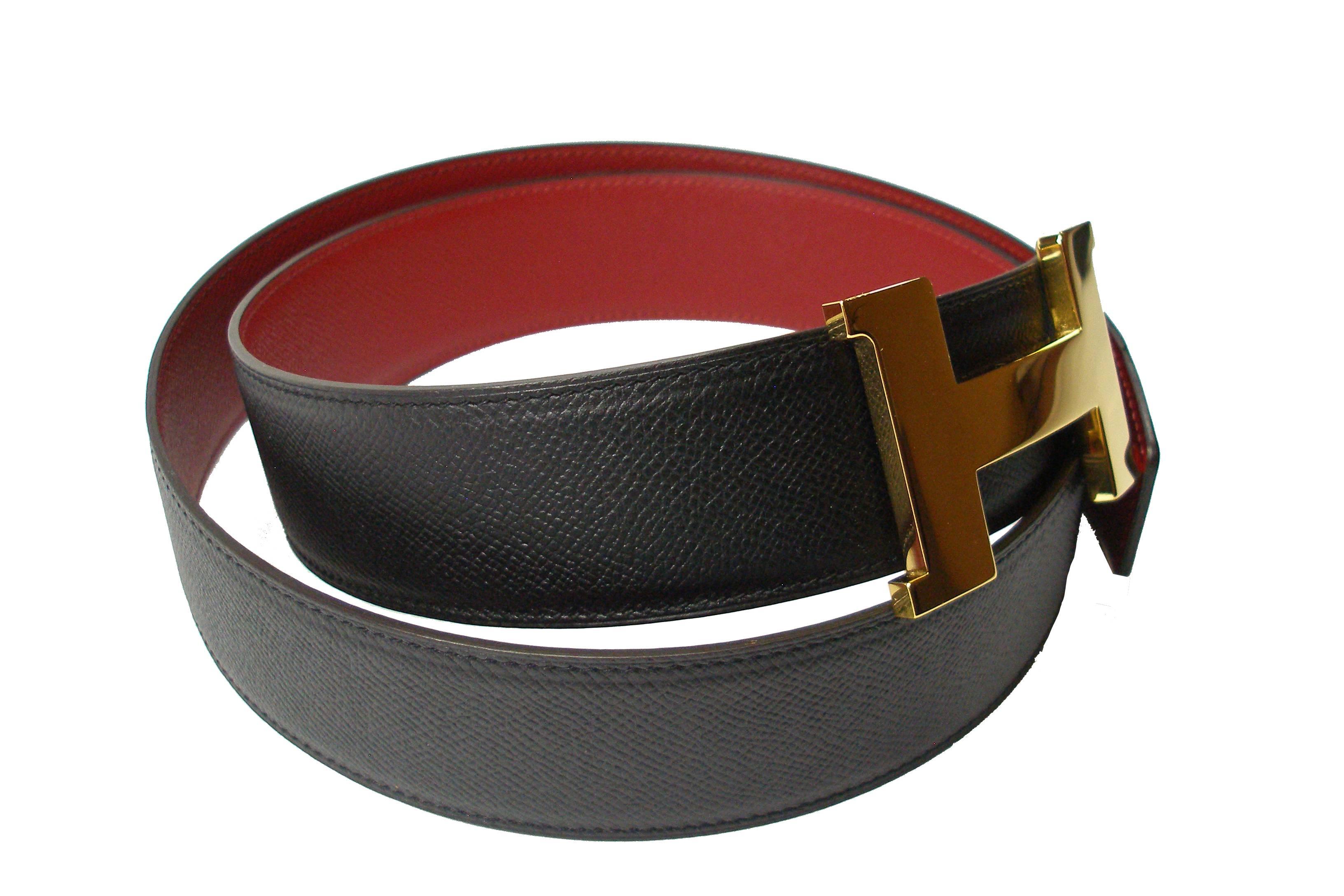 h brand logo belt