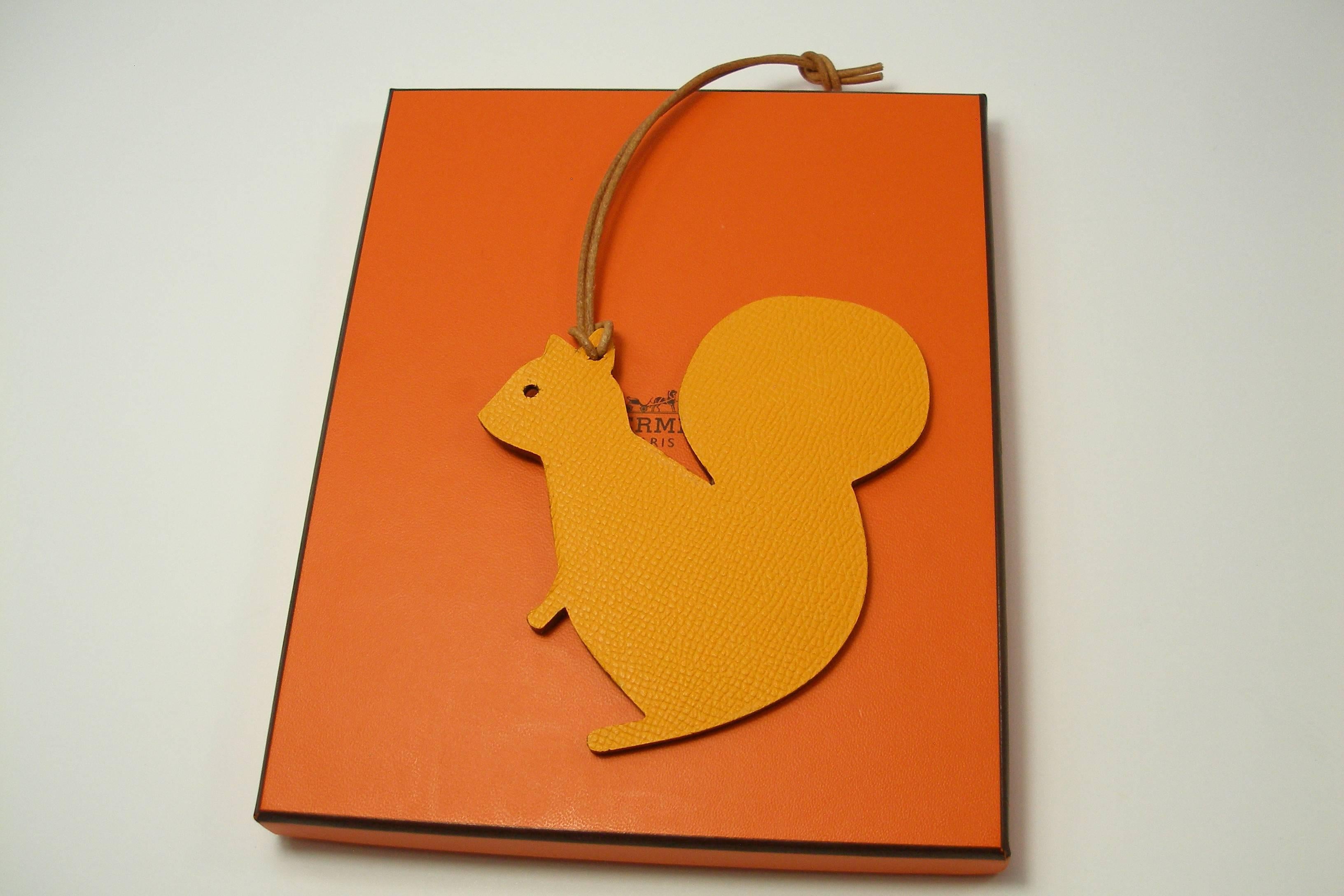 Women's or Men's Stunning Charm bag Hermès Squirrel Petit H Sens de L'objet 2017 / BRAND NEW