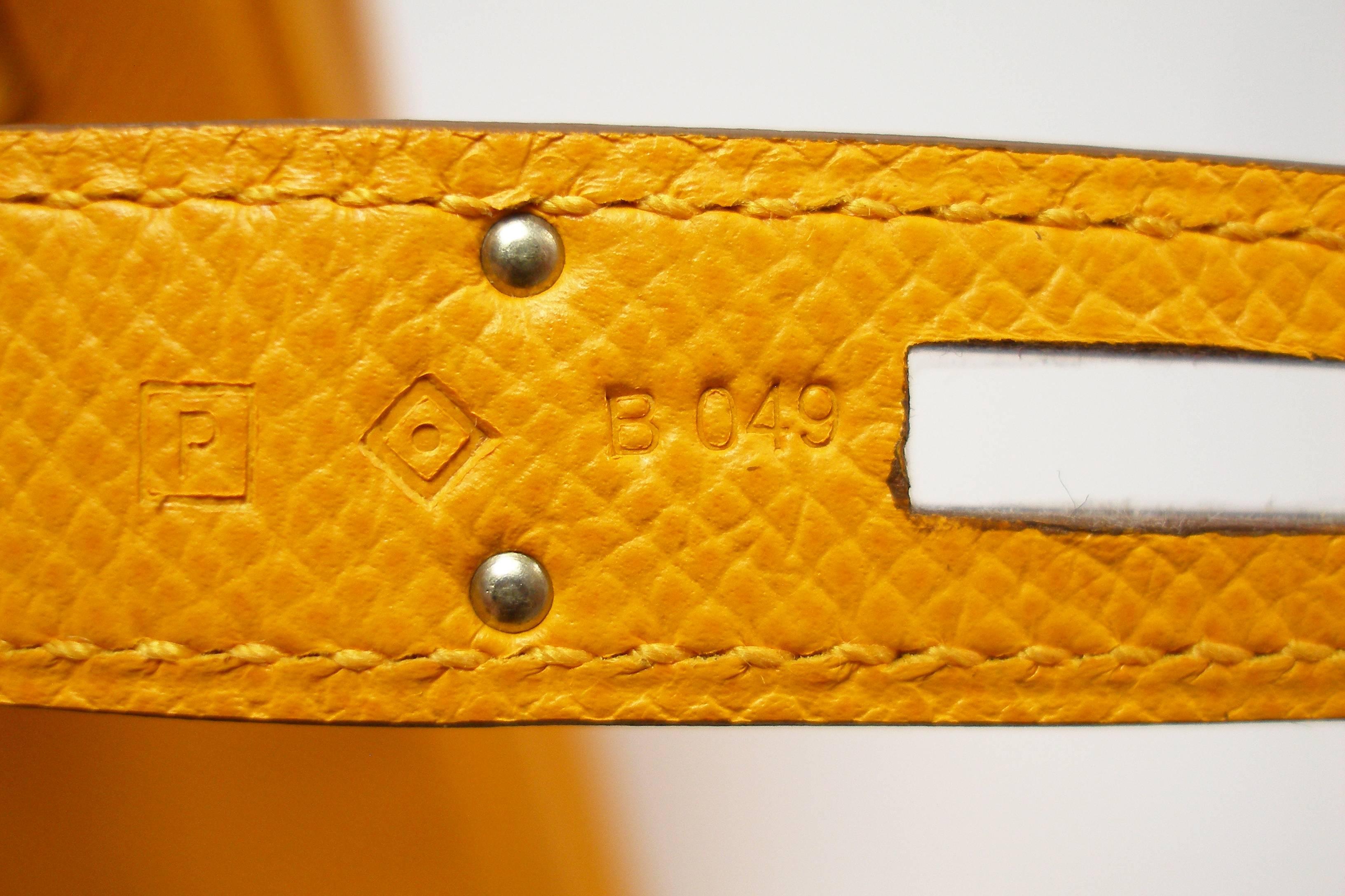 Hermes Birkin 35cm Bouton d'or Epsom leather and Palladium HW / BRAND NEW  4