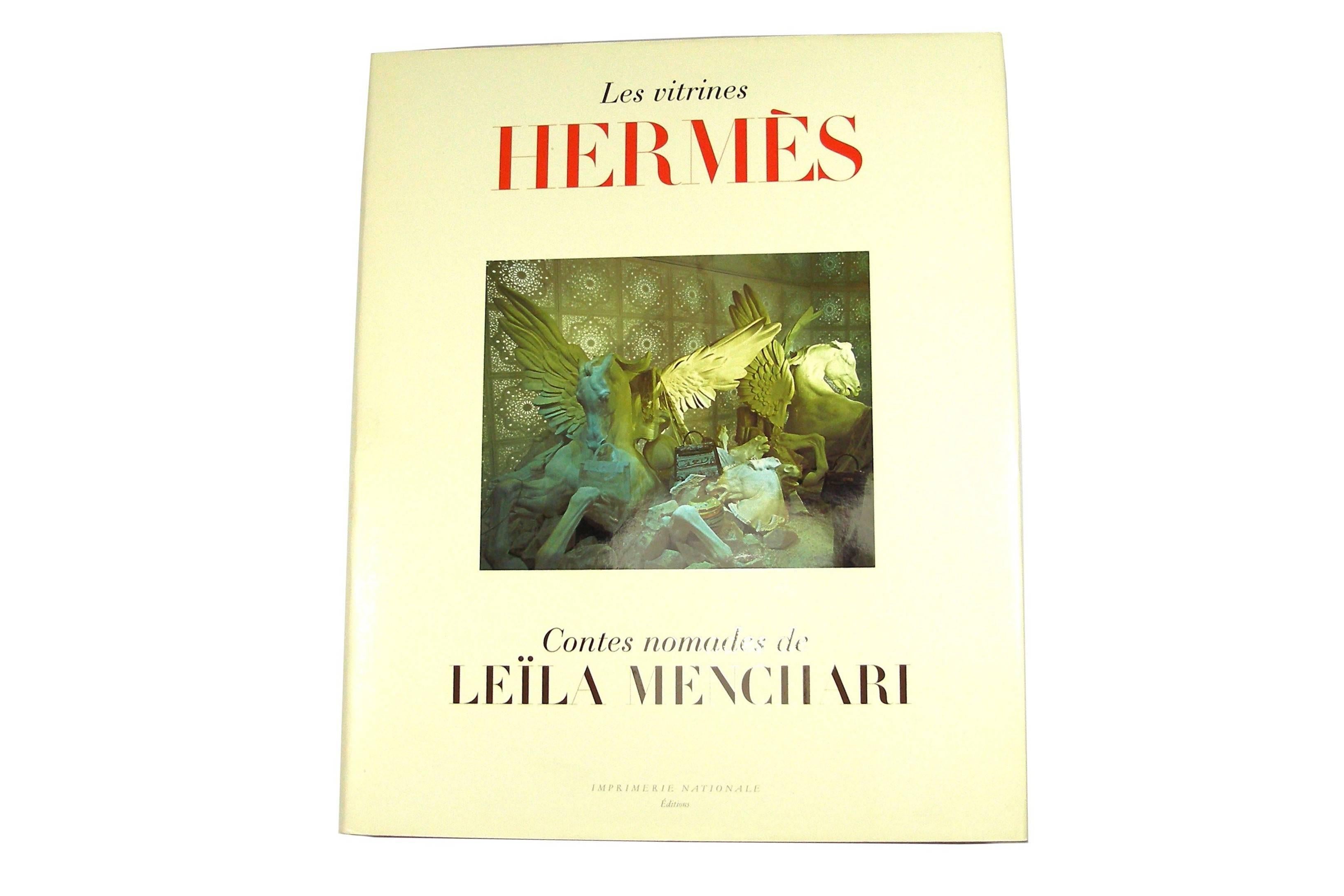 RARE HERMES Les Vitrines Hermes Contes Nomades Leila Menchari Book In Excellent Condition For Sale In VERGT, FR