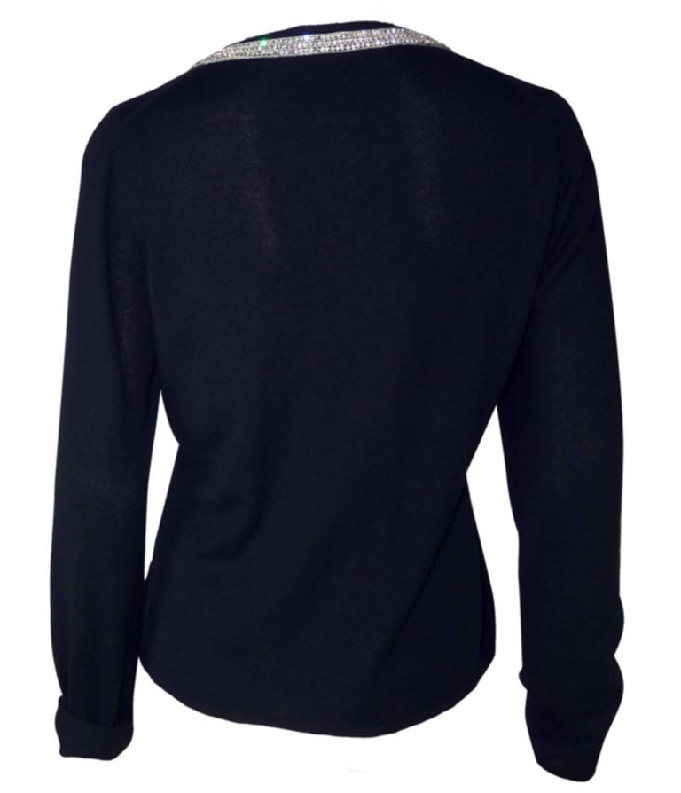 EXCEPTIONAL and RARE Chanel Comete Pull in Cashmere / Like New at 1stDibs