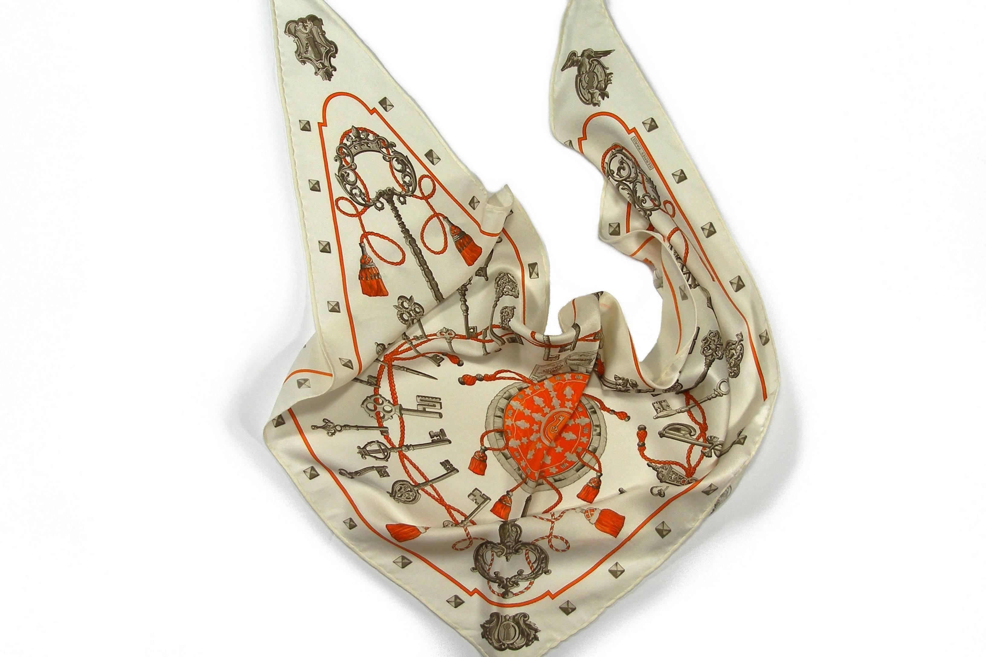 hermes triangle scarf