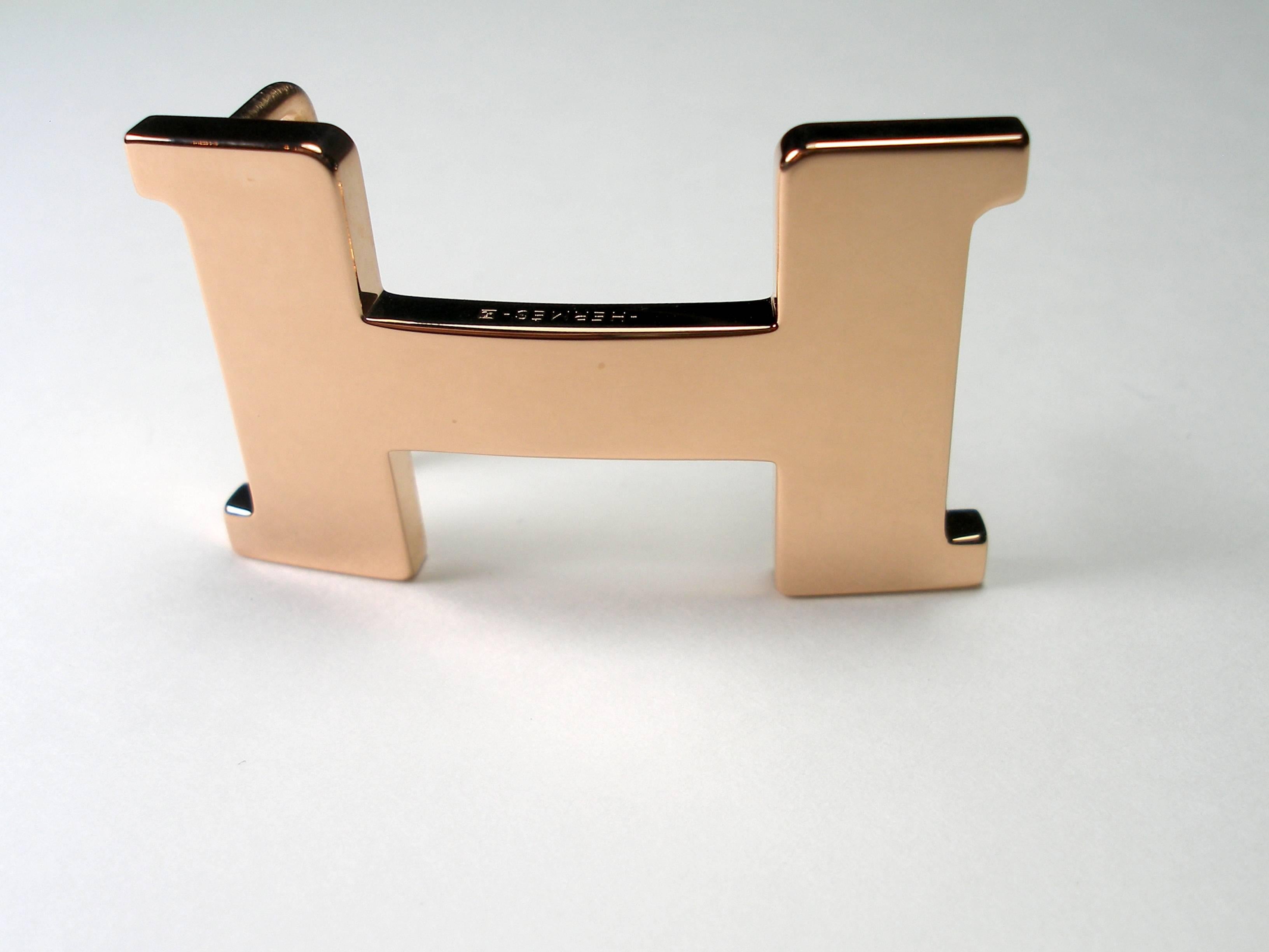 RARE Hermès H Buckle Mini Constance for strap in 2.3 cm  / GOOD CONDITION 2