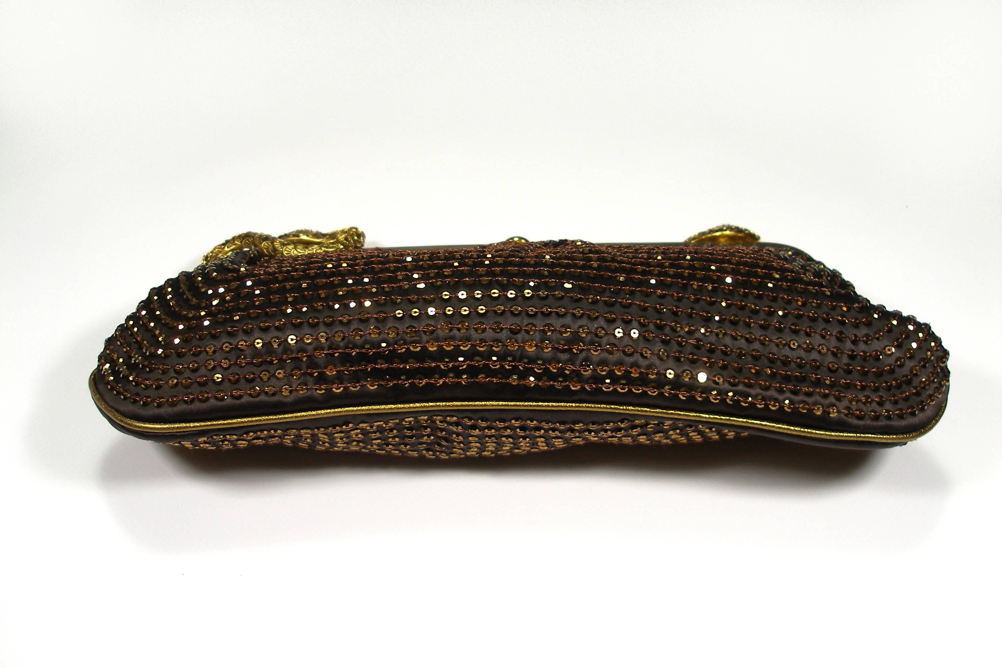 Women's STUNNING Embellished Roberto Cavalli Clutch Evening bag / Limited Edition For Sale